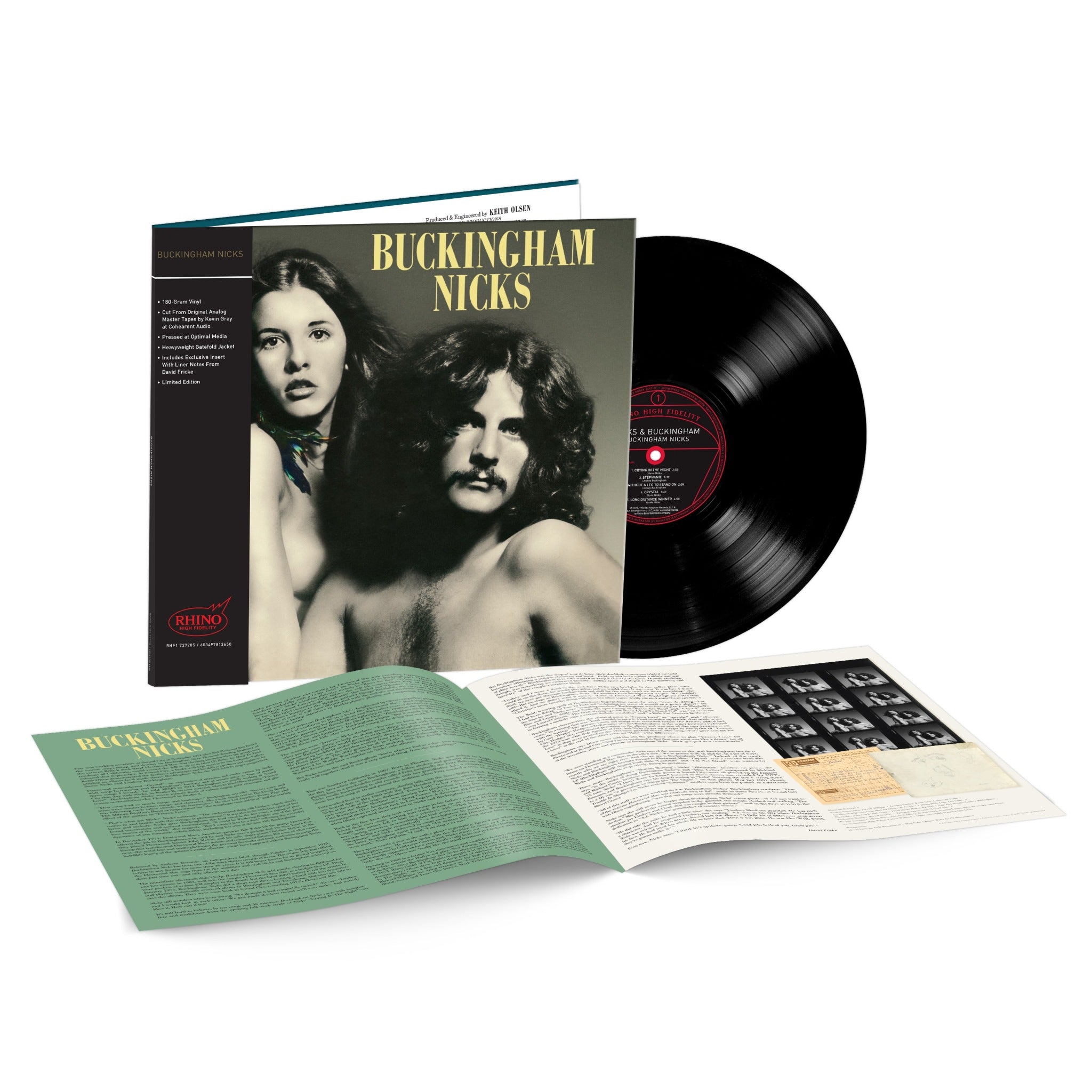 高音質❣️US LP『バッキンガム・ニックス　BUCKINGHAM NICKS』 Buckingham Nicks - Buckingham Nicks - Rhino Hi-Fi LP – The 'In' Groove