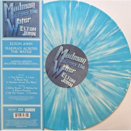 Elton John - Madman Across The Water (Light Blue Splatter) | The