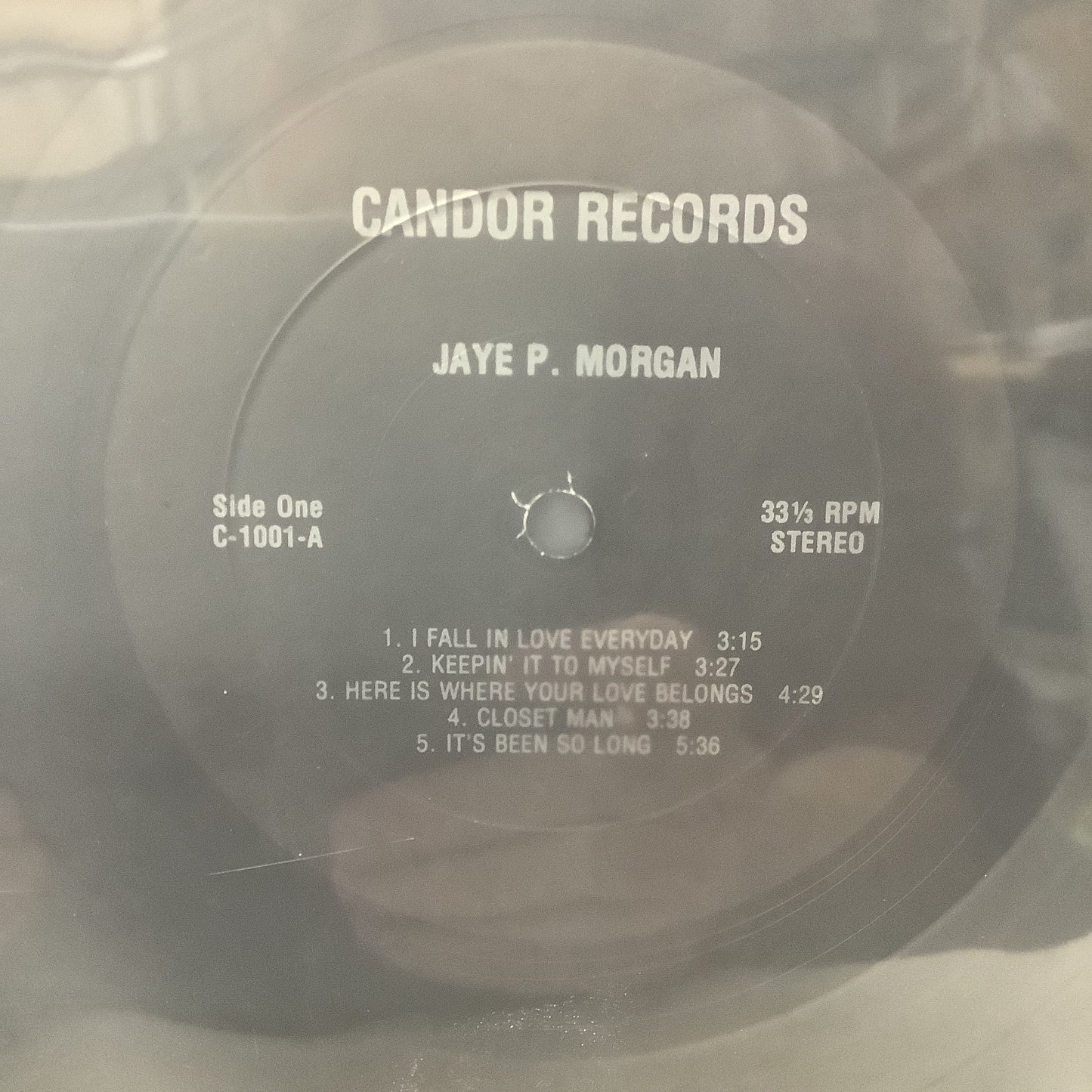Jaye P. Morgan - self-titled - Candor LP