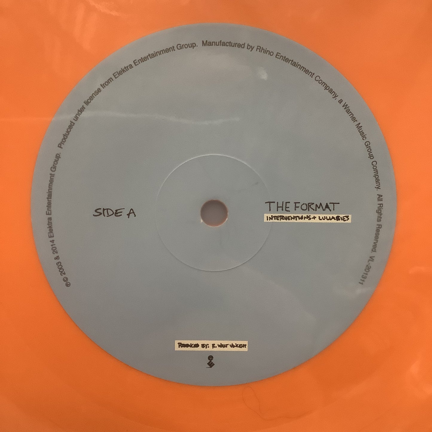 The Format - Interventions + Lullabies - Orange Vinyl LP