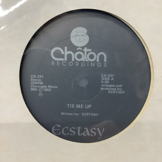 Ecstasy - Tie Me Up / Just Jam (Trippin' on the Beat) - 12" Single