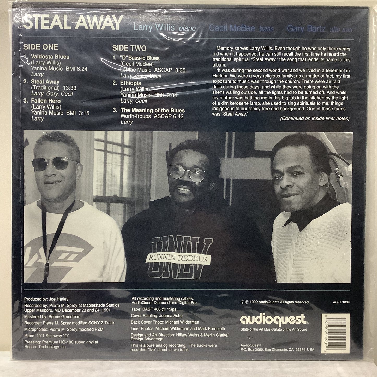 Larry Willis - Steal Away - Audioquest LP