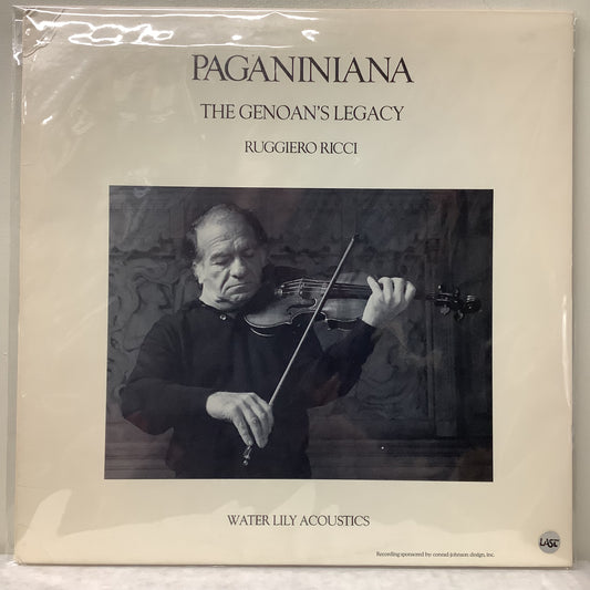 Ruggiero Ricci - Paganiniana: The Genoan's Legacy - Water Lily Acoustics LP