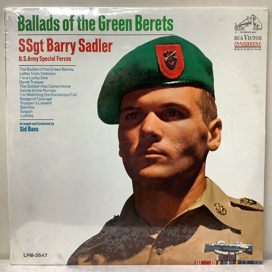 SSgt Barry Sadler - Ballads of the Green Berets - Sealed Mono LP