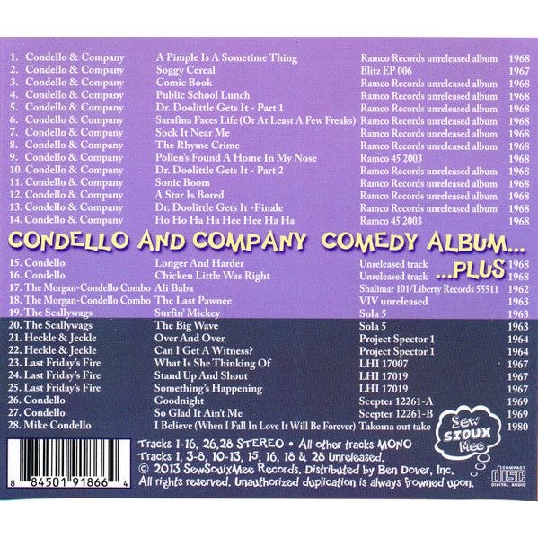 Mike Condello - Condello And Company Comedy Album ...Plus - CD