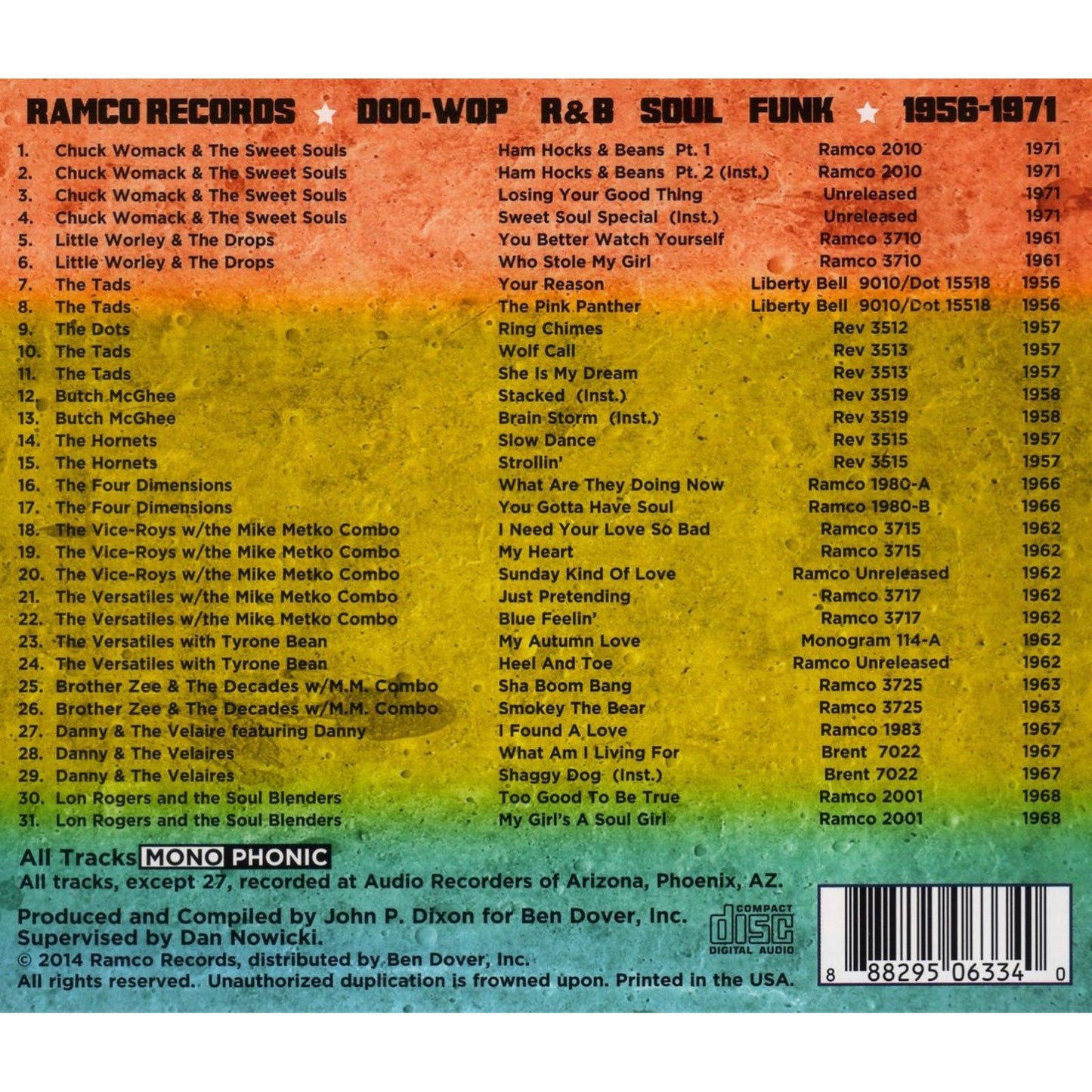 Various Artists - Sha-Boom Bang! Ramco Records 1958-1971 - CD