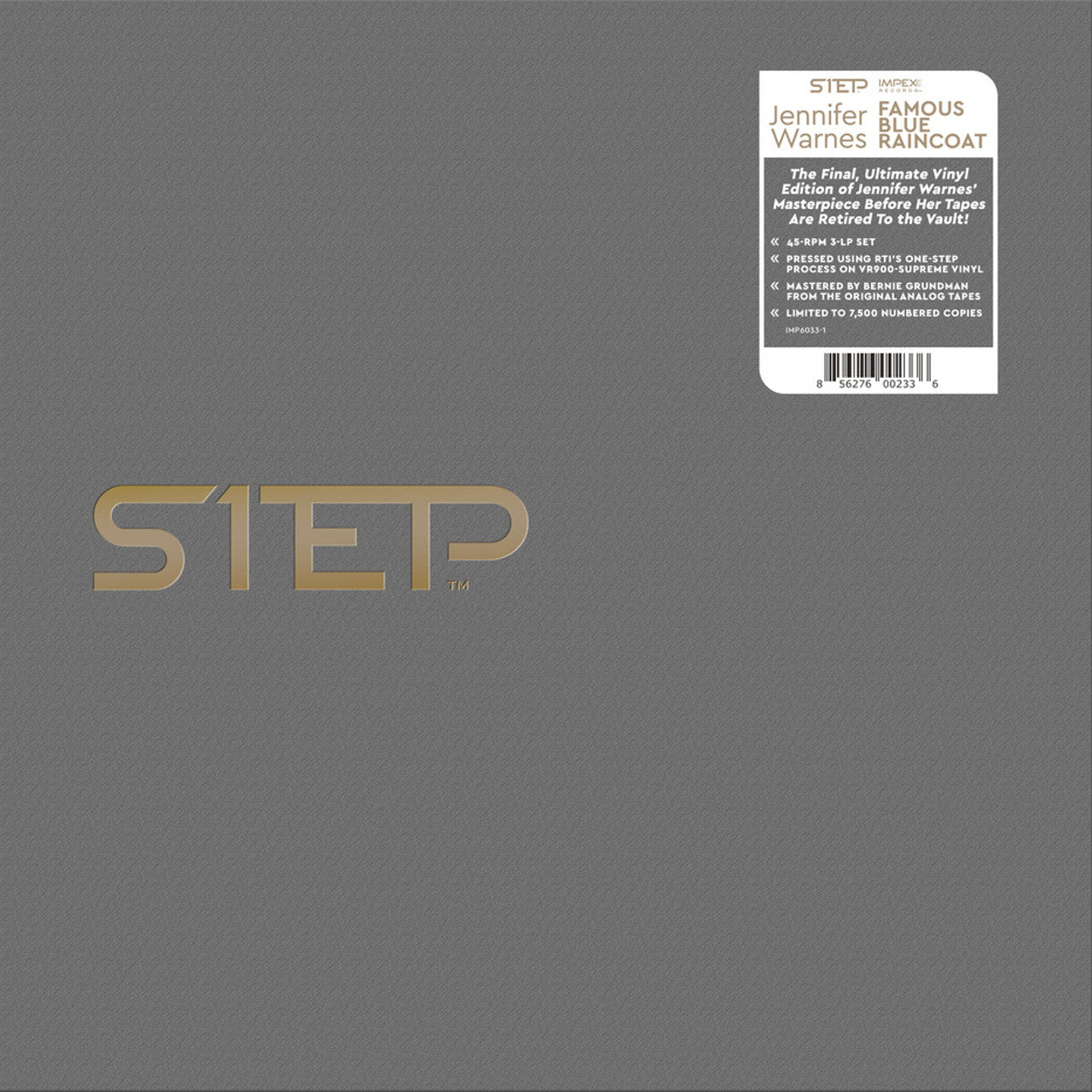 Jennifer Warnes - Famous Blue Raincoat - Impex 1STEP 3x LP Set