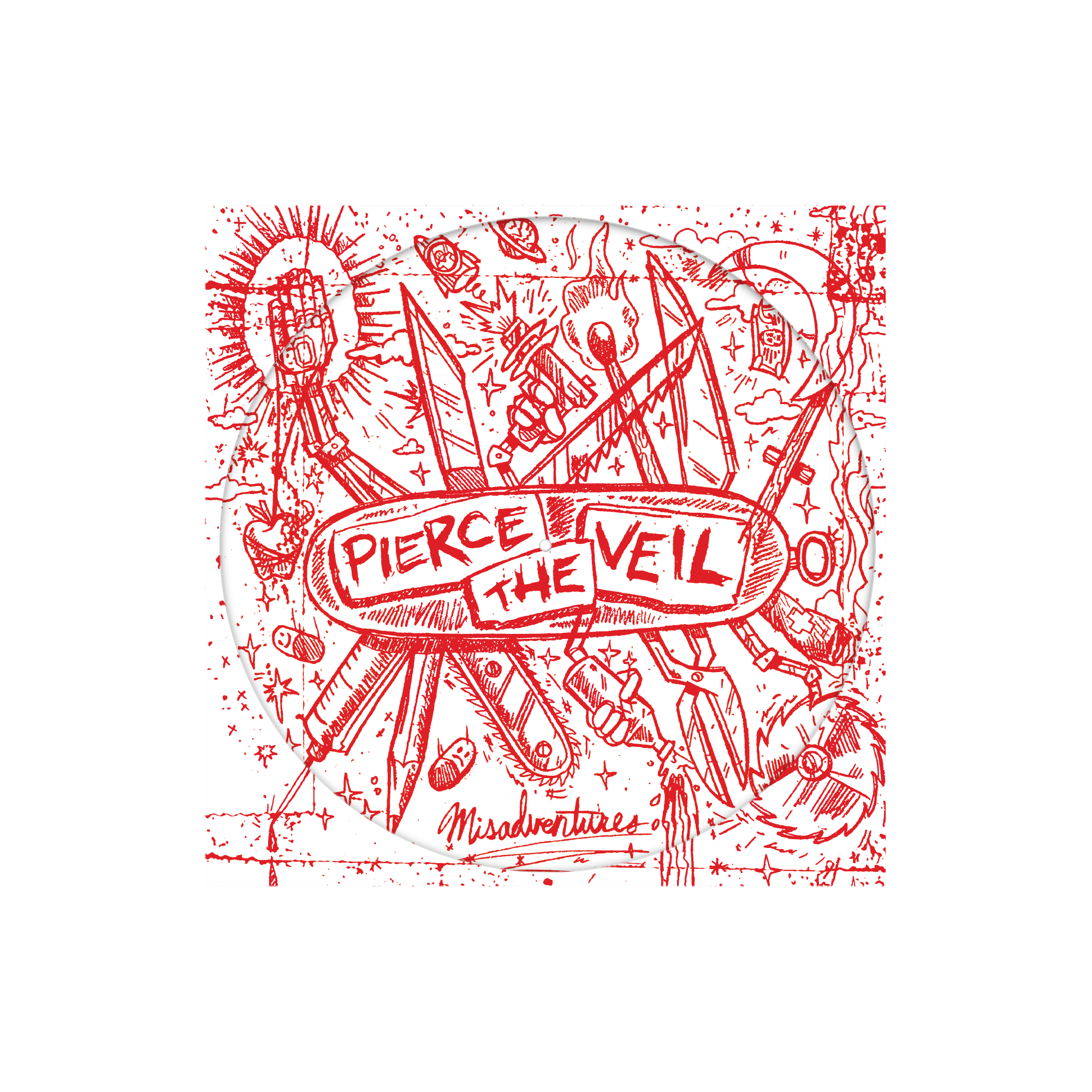 Pierce The Veil - CC＋DVD 限定盤 Pre Order] Pierce The Veil - Misadventures - Picture Disc LP