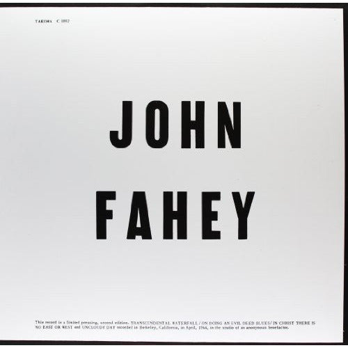 John Fahey - Blind Joe Death - LP