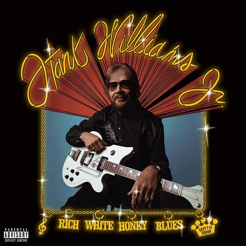 Hank Williams Jr. - Rich White Honky Blues  - LP