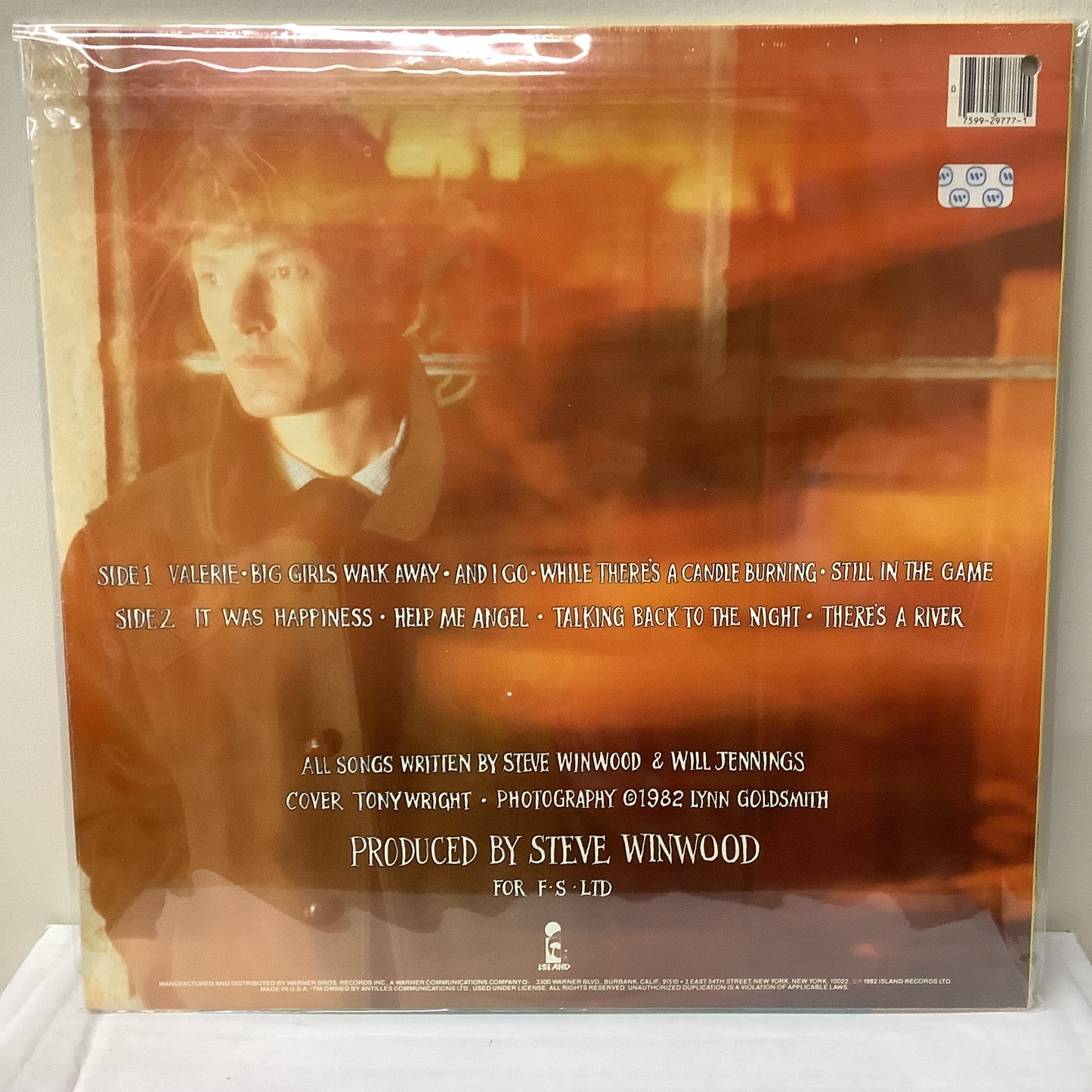 Steve Winwood - Talking Back to the Night - LP