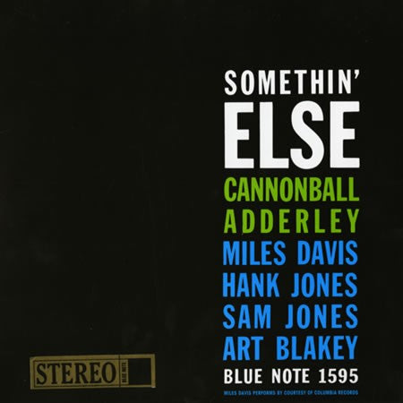 Cannonball Adderley - Somethin' Else - Analogue Productions SACD