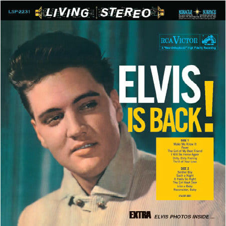 Elvis Presley - Elvis Is Back - Speakers Corner LP