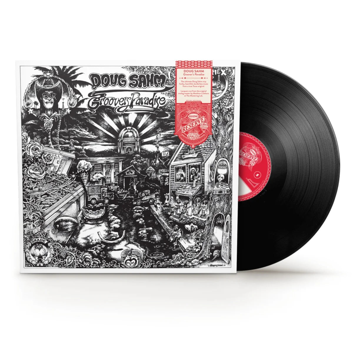 Doug Sahm - Groover's Paradise - Rhino Reserve LP *
