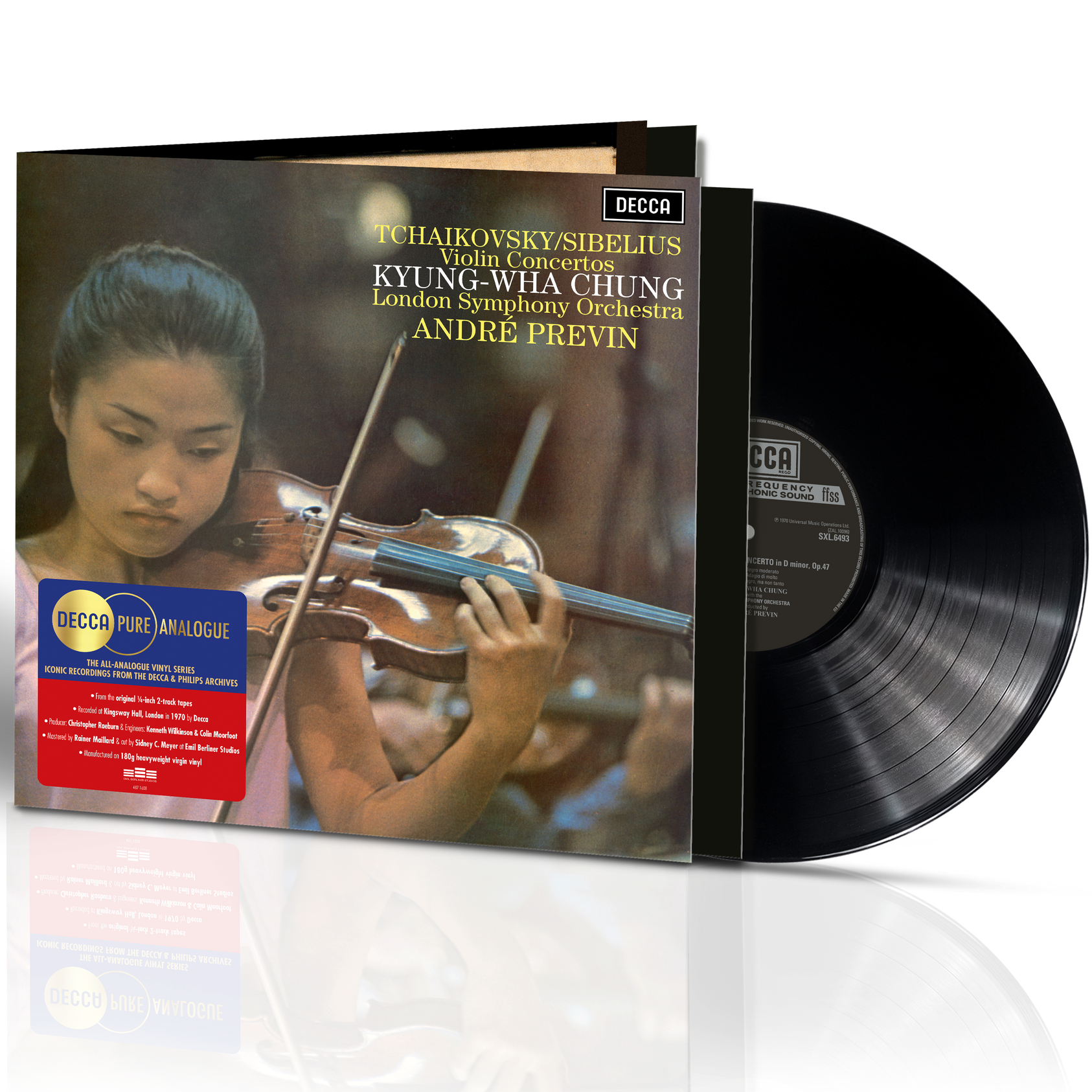 Kyung Wha Chung - Tchaikovsky & Sibelius Violin Concertos - Decca Pure Analogue LP