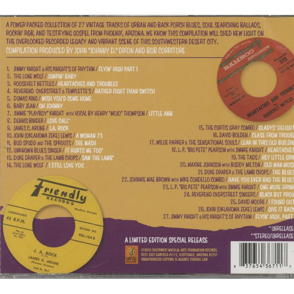 Various Artists - Flyin' High: A Collection Of Phoenix Blues, Rhythm, and Spirit From The 1950's And 60's - CD