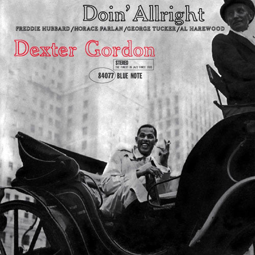 Dexter Gordon - Doin' Allright - LP front cover