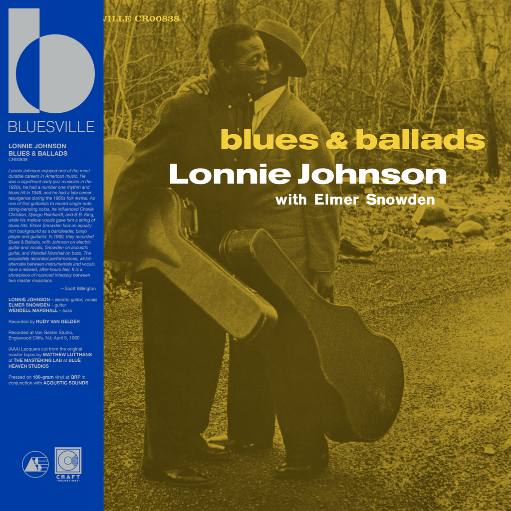 Lonnie Johnson - Blues & Ballads - Bluesville Acoustic Sound Series LP