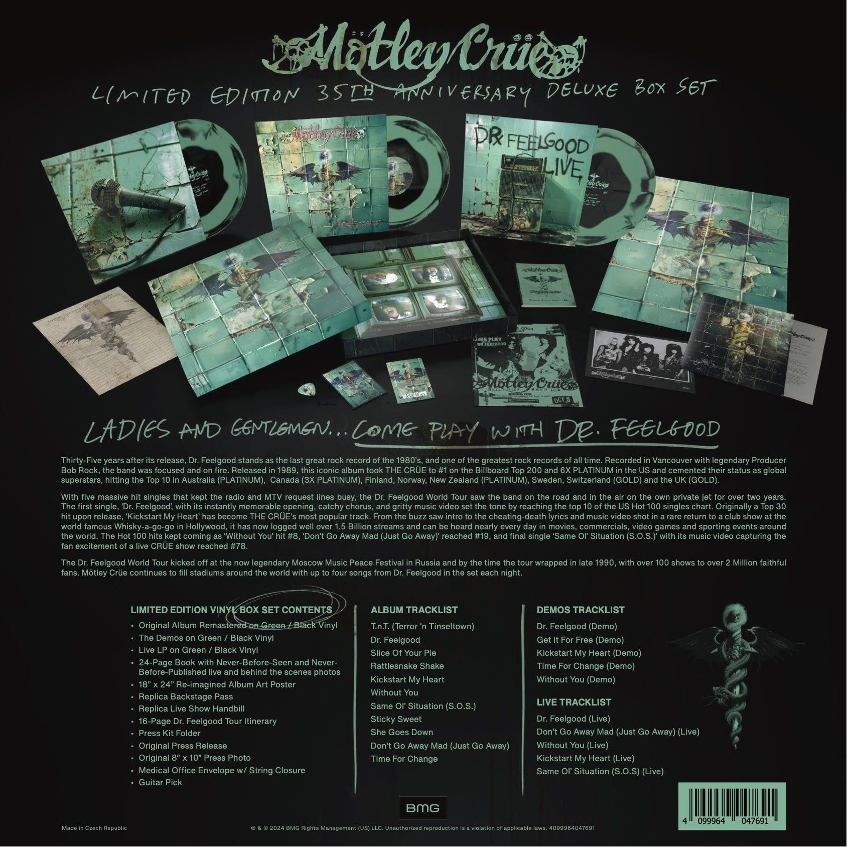 Mötley Crüe - Dr. Feelgood (Deluxe 35th Anniv.) - LP Box Set | The