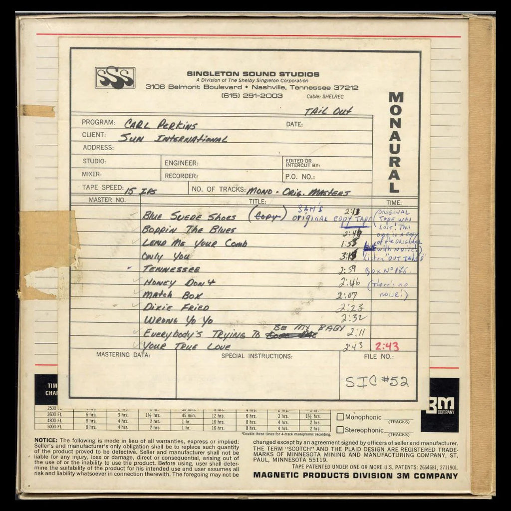 [Pre Order] Carl Perkins - Dance Album Of Carl Perkins - Intervention LP *