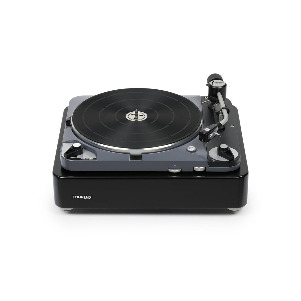 Thorens TD 124 DD turntable angle view