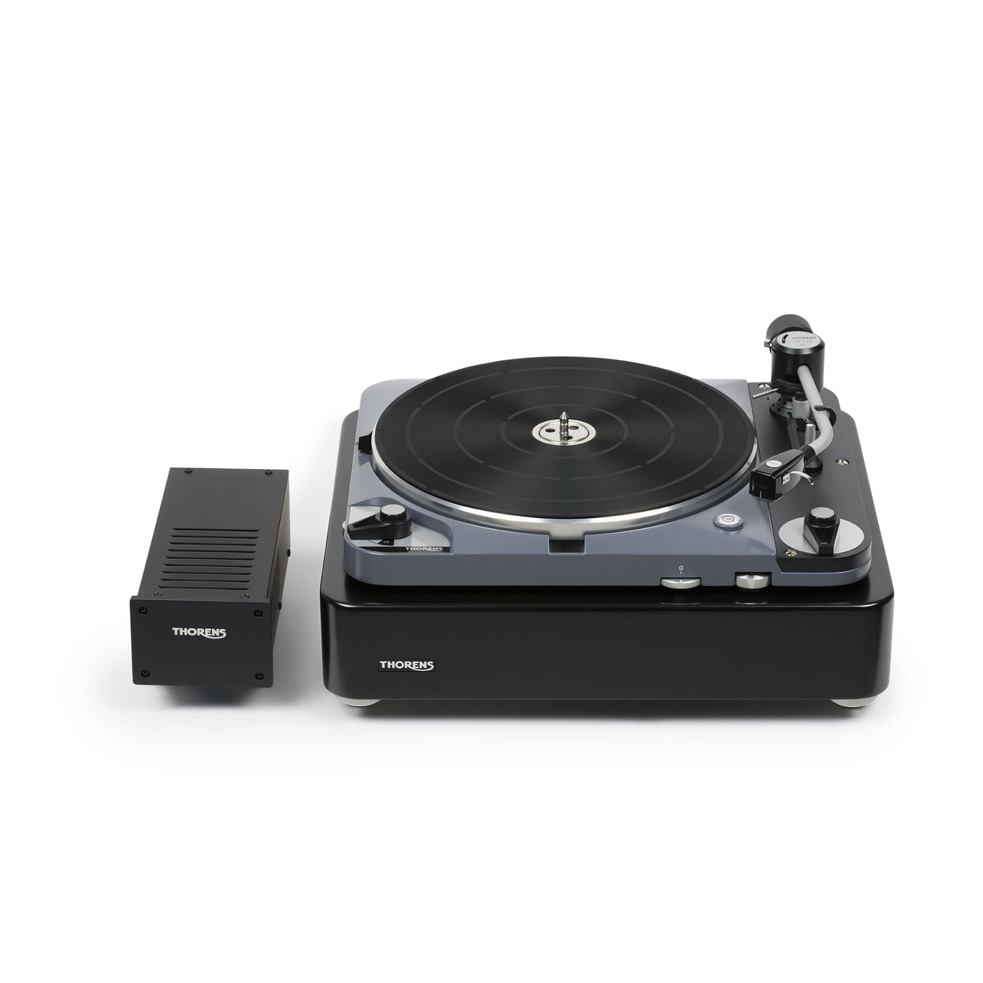 Thorens TD 124 DD turntable rear connections