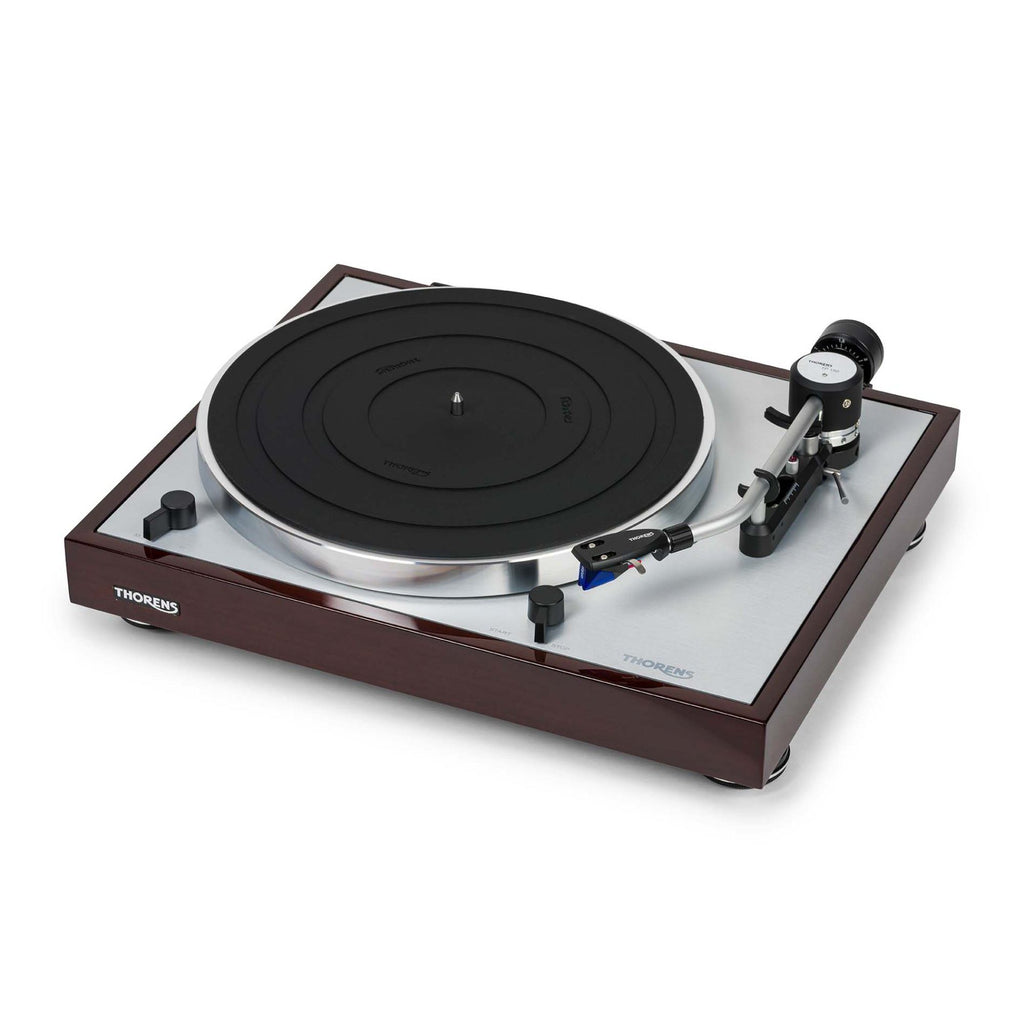 Thorens TD 403 DD, Gloss Walnut detail