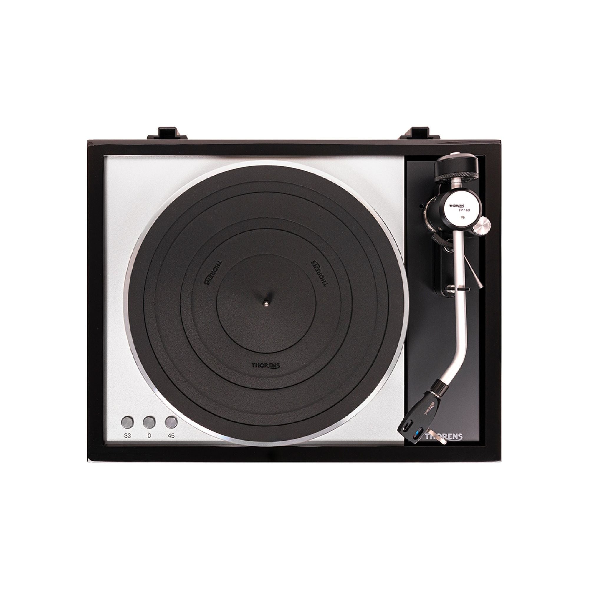 Thorens TD 1600, Gloss Black rear connections