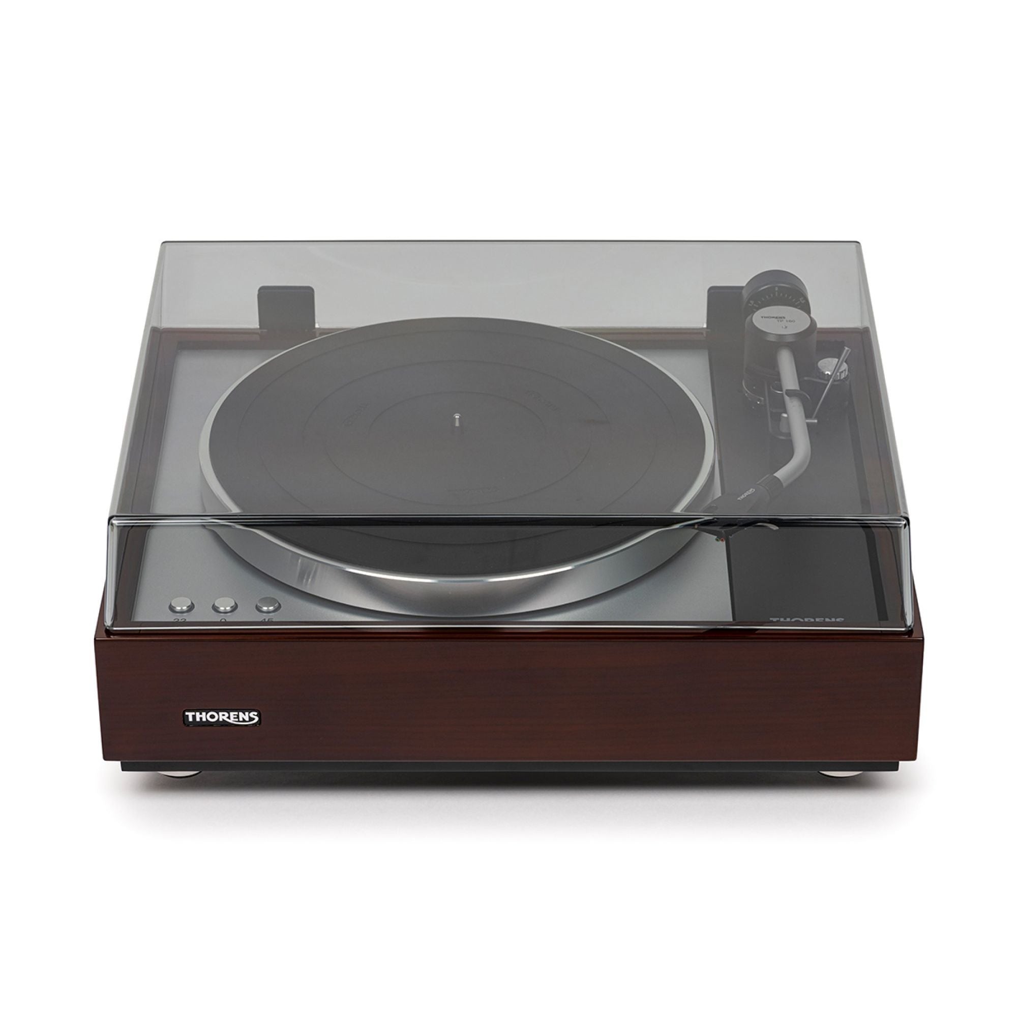 Thorens TD 1600, Gloss Walnut detail
