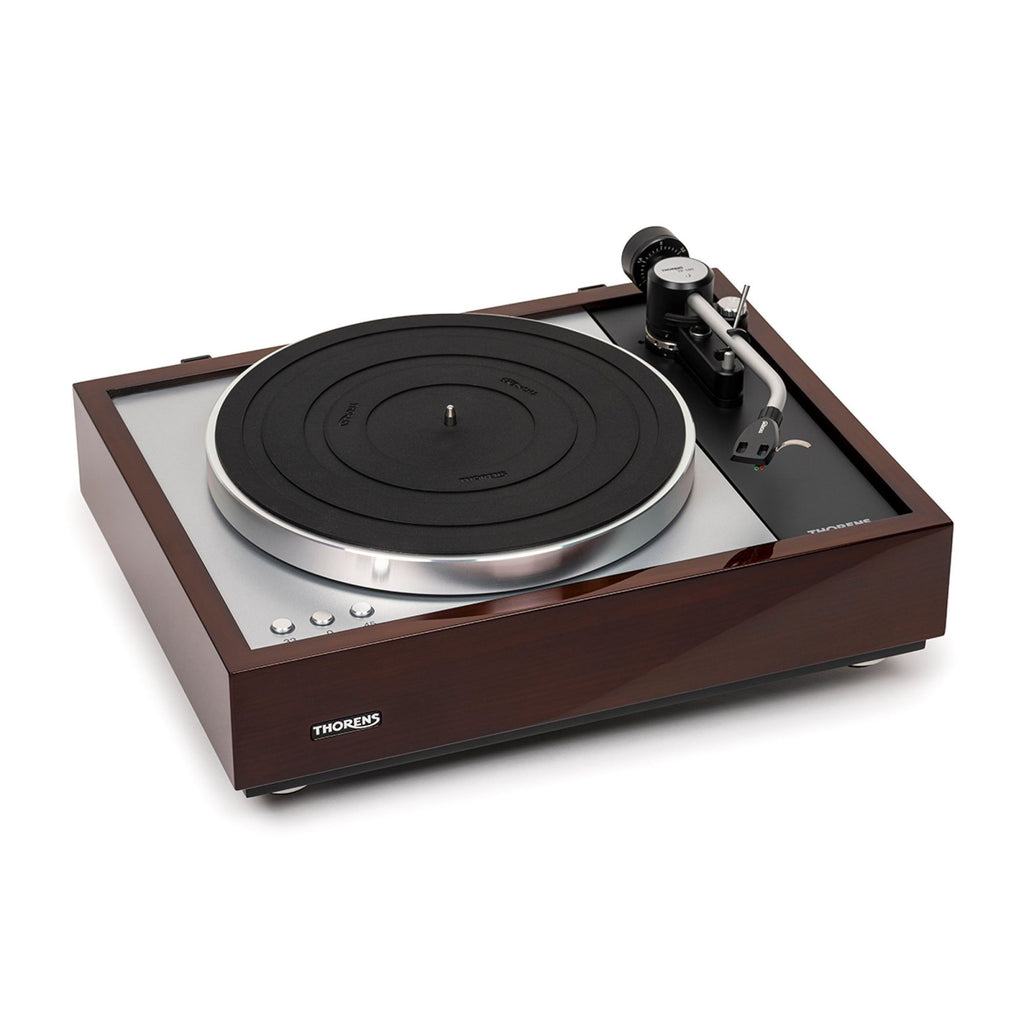 Thorens TD 1600, Gloss Walnut detail