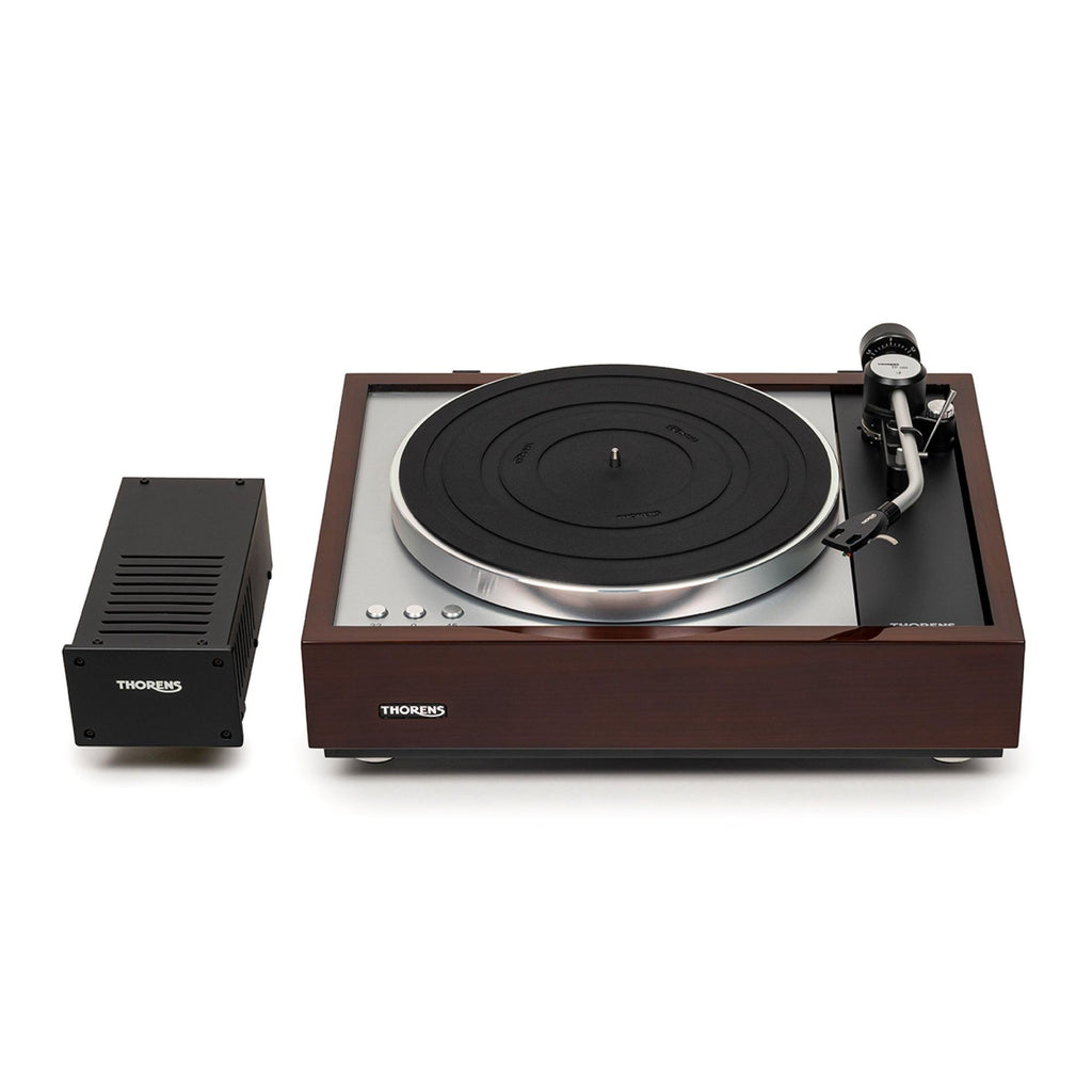 Thorens TD 1600, Gloss Walnut detail