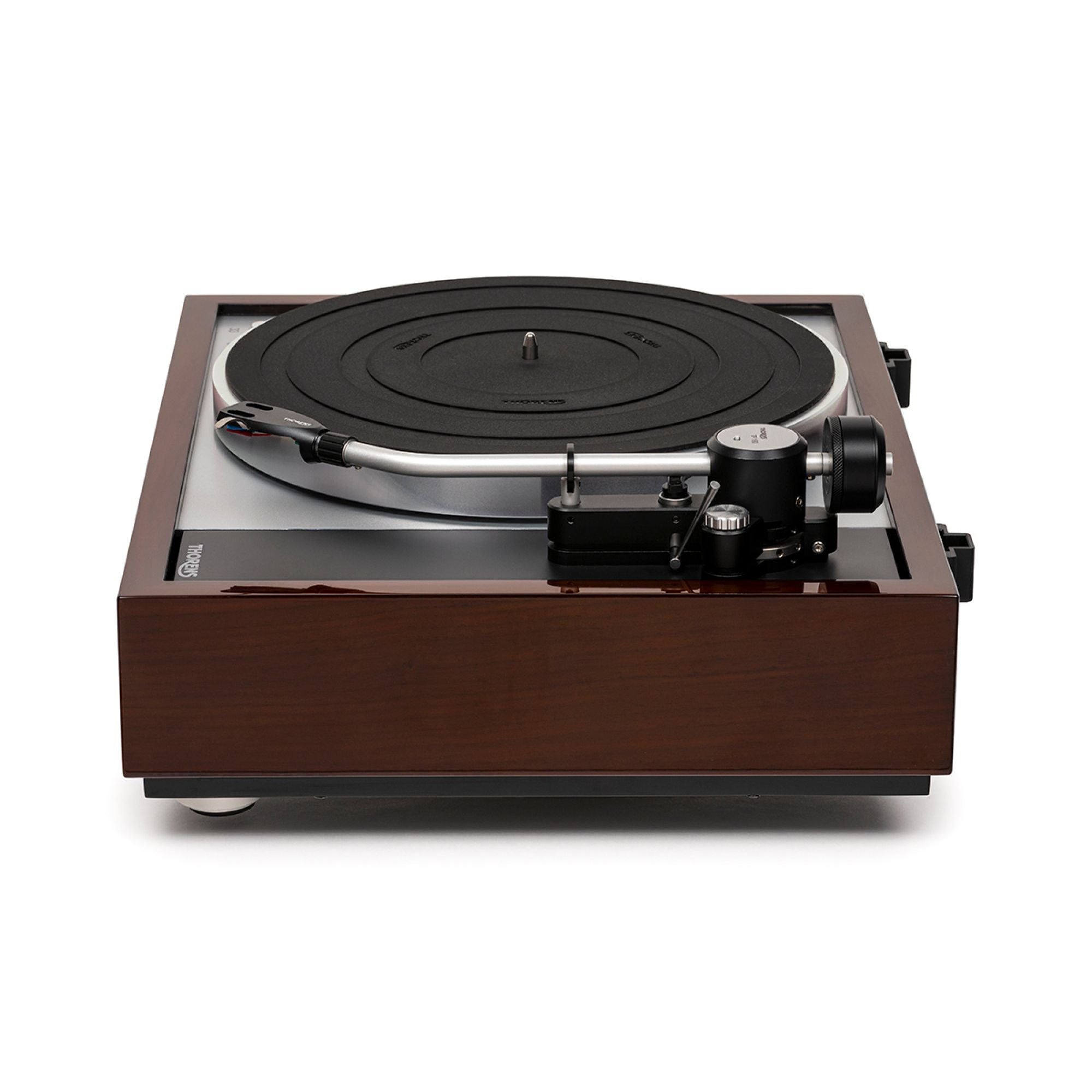 Thorens TD 1600, Gloss Walnut detail