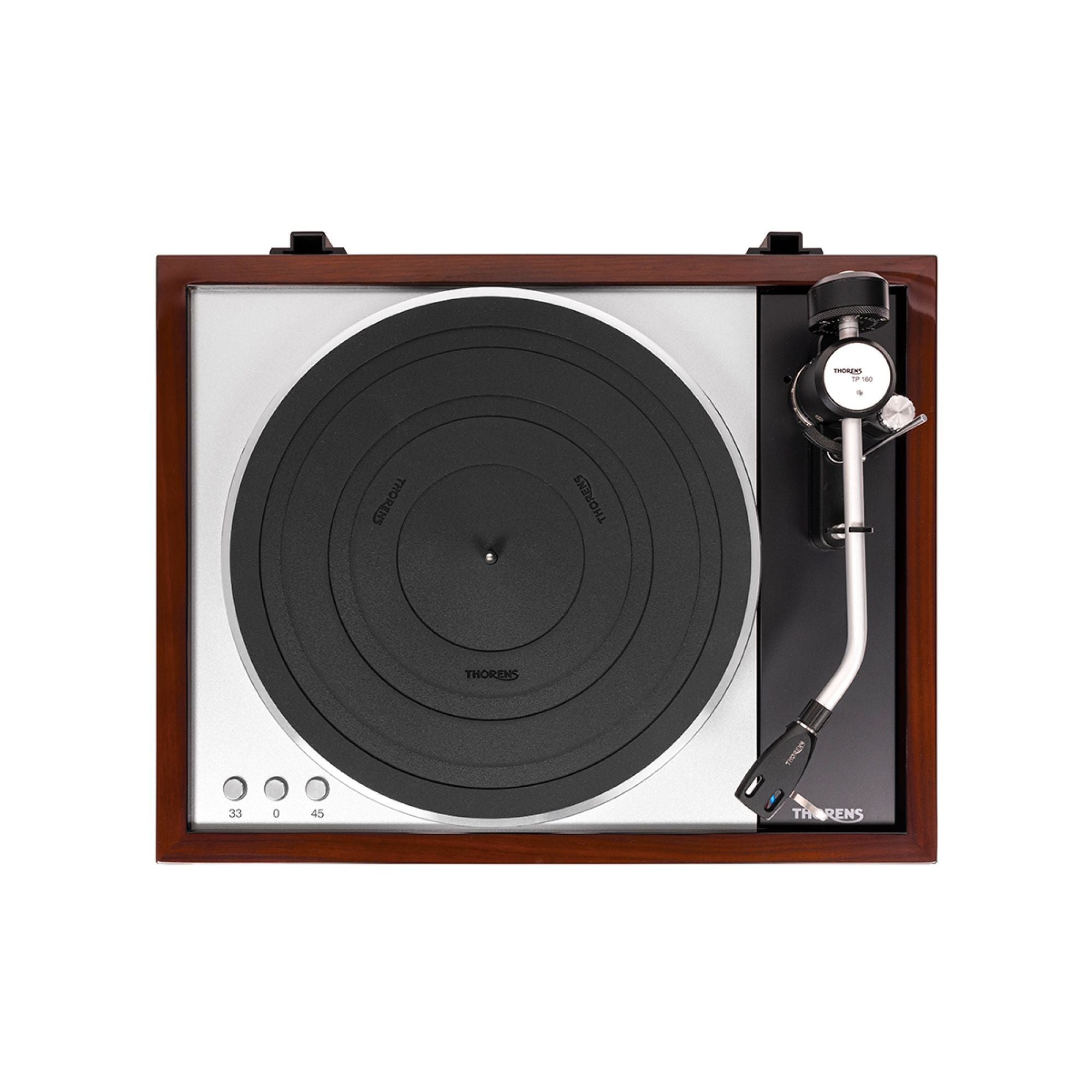 Thorens TD 1600, Gloss Walnut rear connections