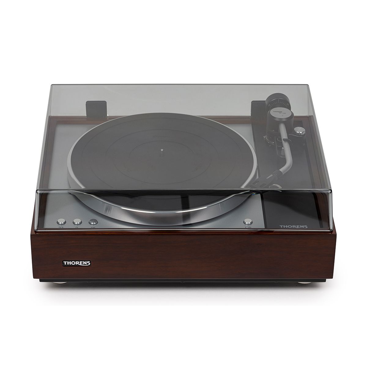 Thorens TD 1601 with TP 160 tonearm, Gloss Walnut detail