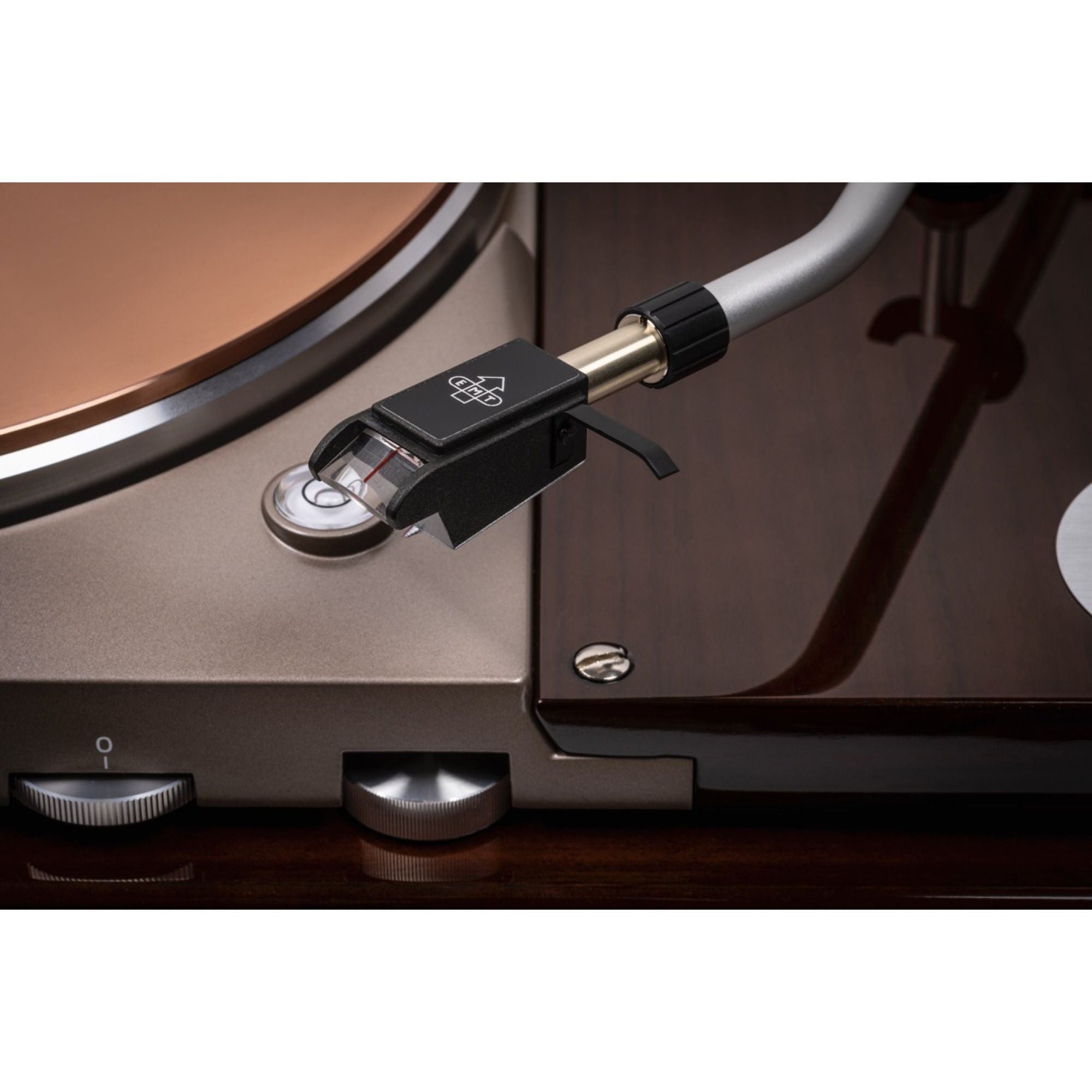 Thorens TD 124 DD Exclusive EMT cartridge detail
