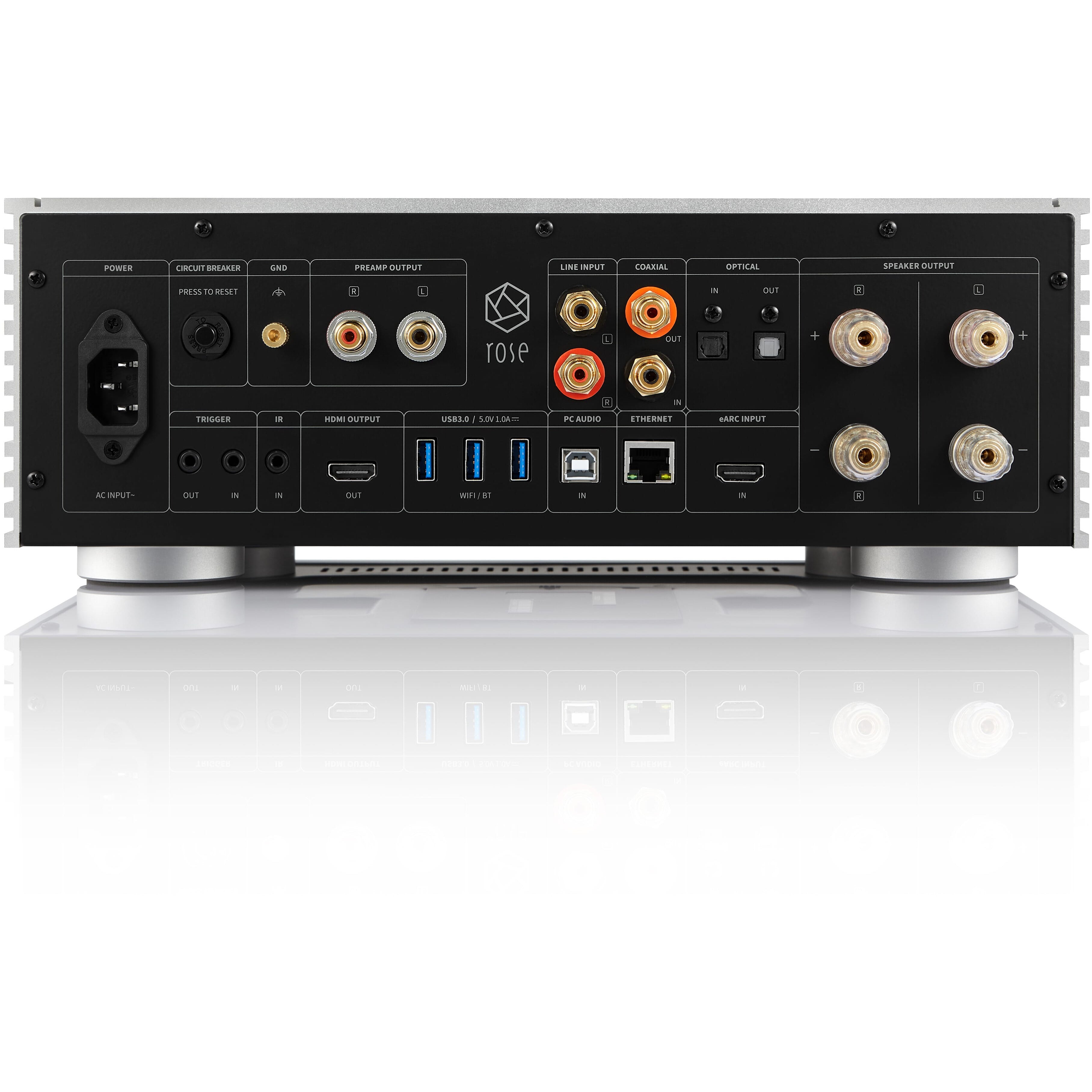 HiFi Rose - RS520 Network Streamer/Integrated Amplifier