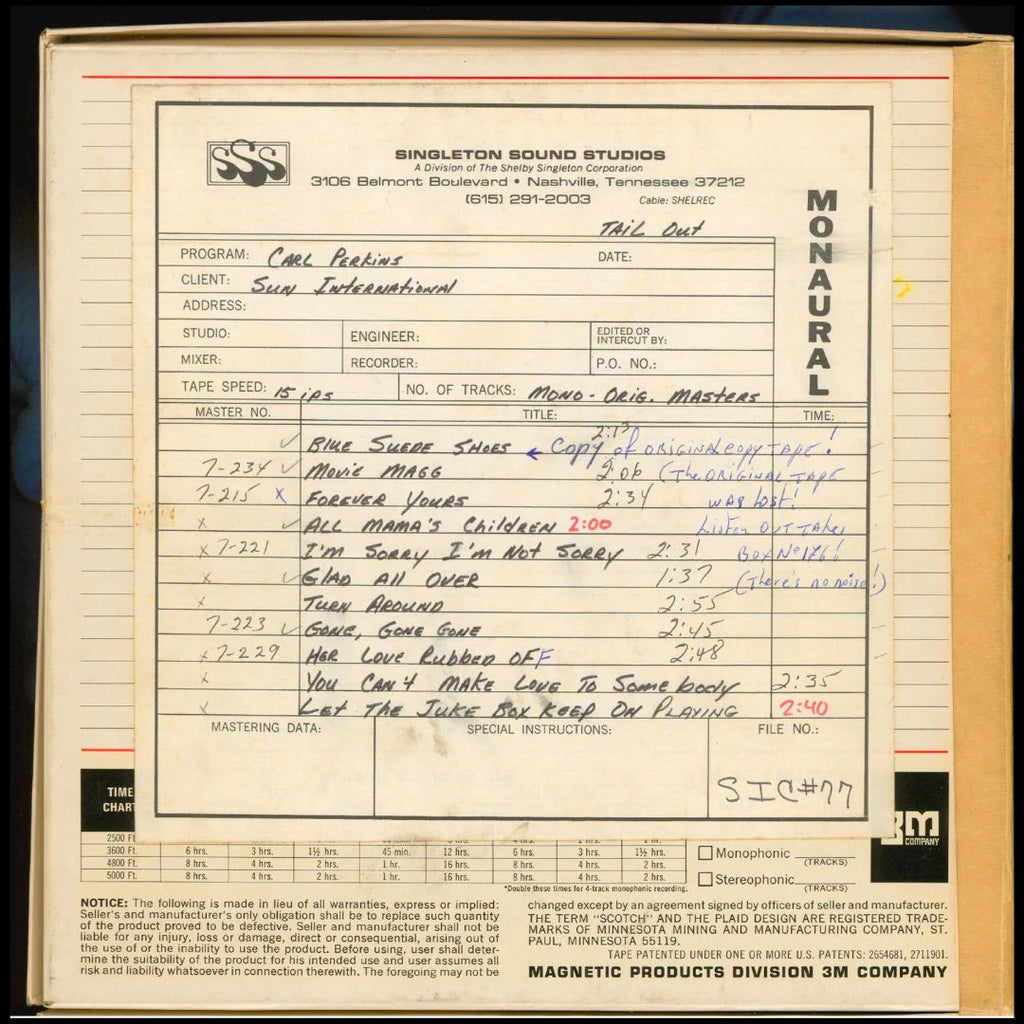 [Pre Order] Carl Perkins - Dance Album Of Carl Perkins - Intervention LP *