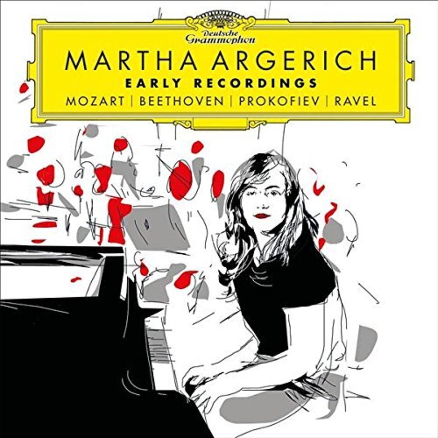 Martha Argerich - Early Recordings - Deutsche Grammophon 2LP front cover