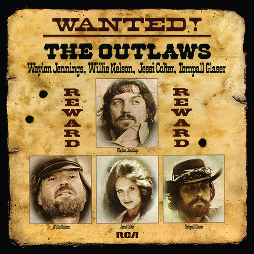 Waylon Jennings, Willie Nelson, Jessi Colter, Tompall Glaser - Wanted! The Outlaws - LP