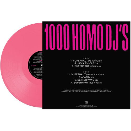 1000 Homo DJs – Supernaut (Clear Purple Vinyl) – LP