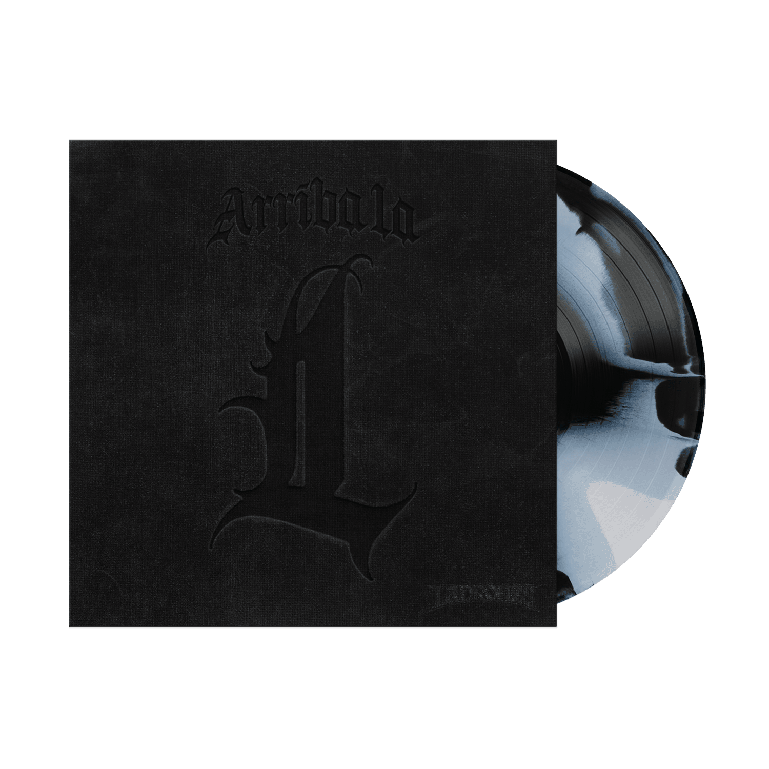 Ladrones - Arriba La L - Black & White Smush LP cover