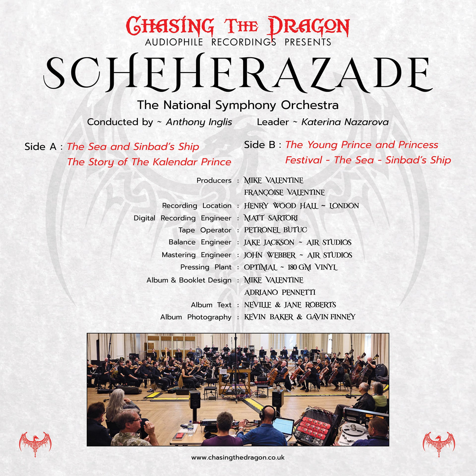 Rimsky-Korsakov, Orquesta Sinfónica Nacional - Scheherazade - LP de importación 