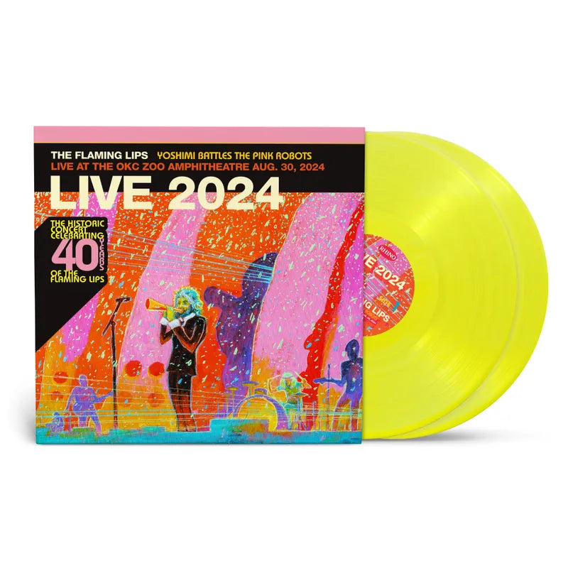 The Flaming Lips - Yoshimi Battles The Pink Robots: Live at the Zoo Amphitheatre, Oklahoma City, August 30, 2024 - RSD LP