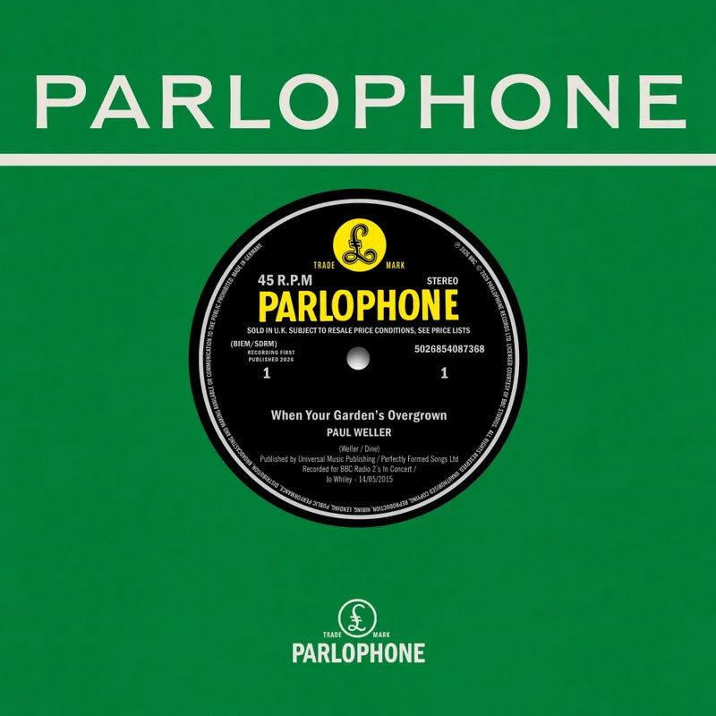 Paul Weller - When Your Garden’s Overgrown / Boy About Town (Weller at the BBC Vol. 2) - RSD 7" Single