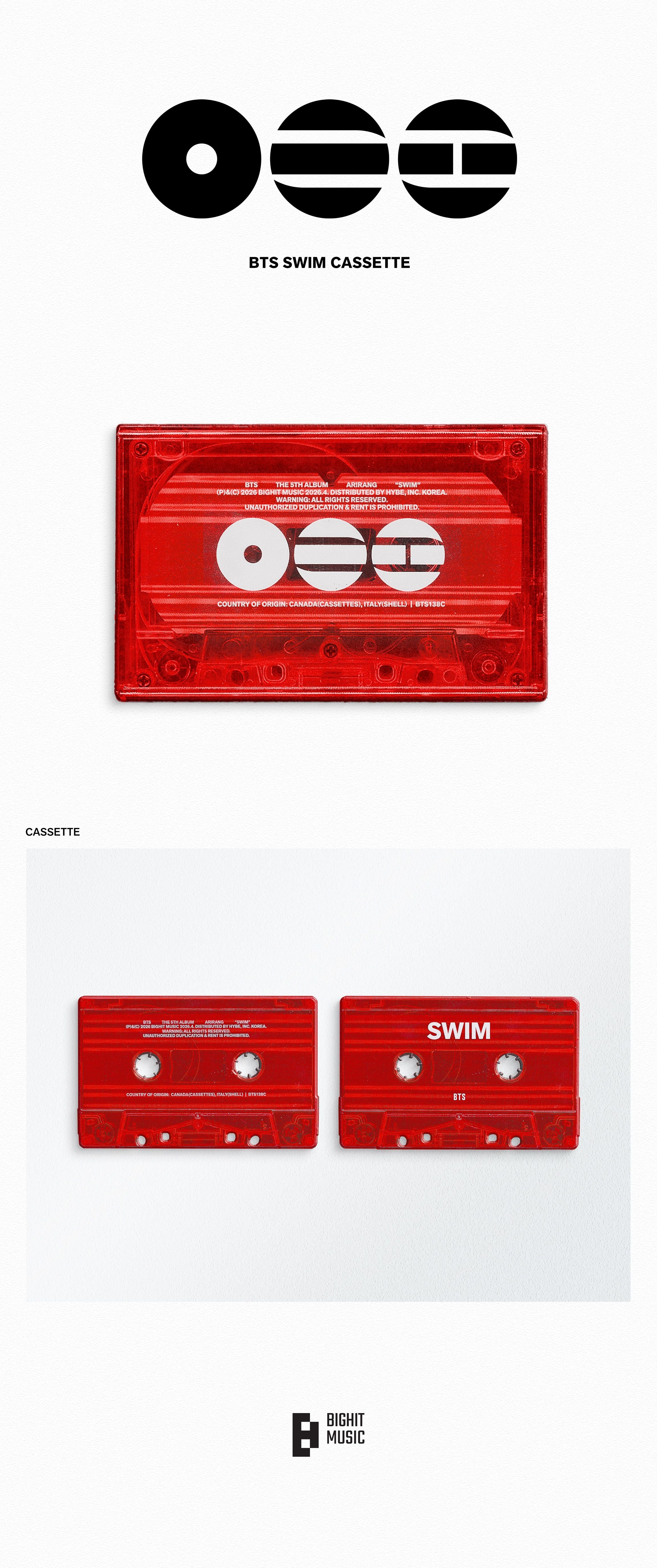 BTS - Swim - Cassette Single