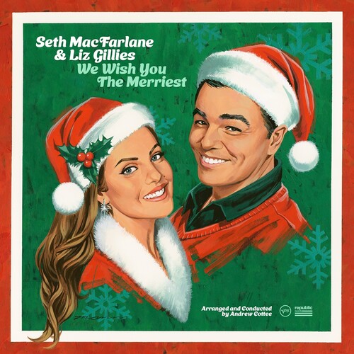 Seth MacFarlane y Liz Gillies. -Te deseamos lo más feliz - LP 