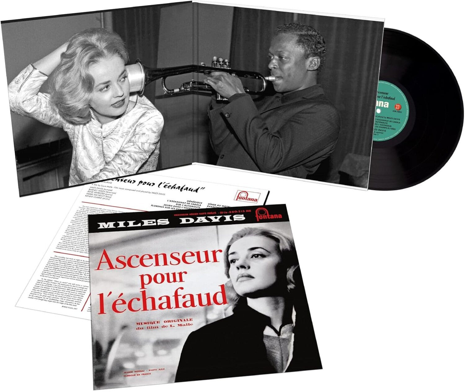 Miles Davis - Ascenseur Pour L'Echafaud - 180g LP front cover
