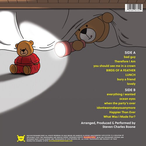 Billie Eilish perf. by Andrew Bissell - Rockabye Baby! Lullaby Renditions Of Billie Eilish - LP