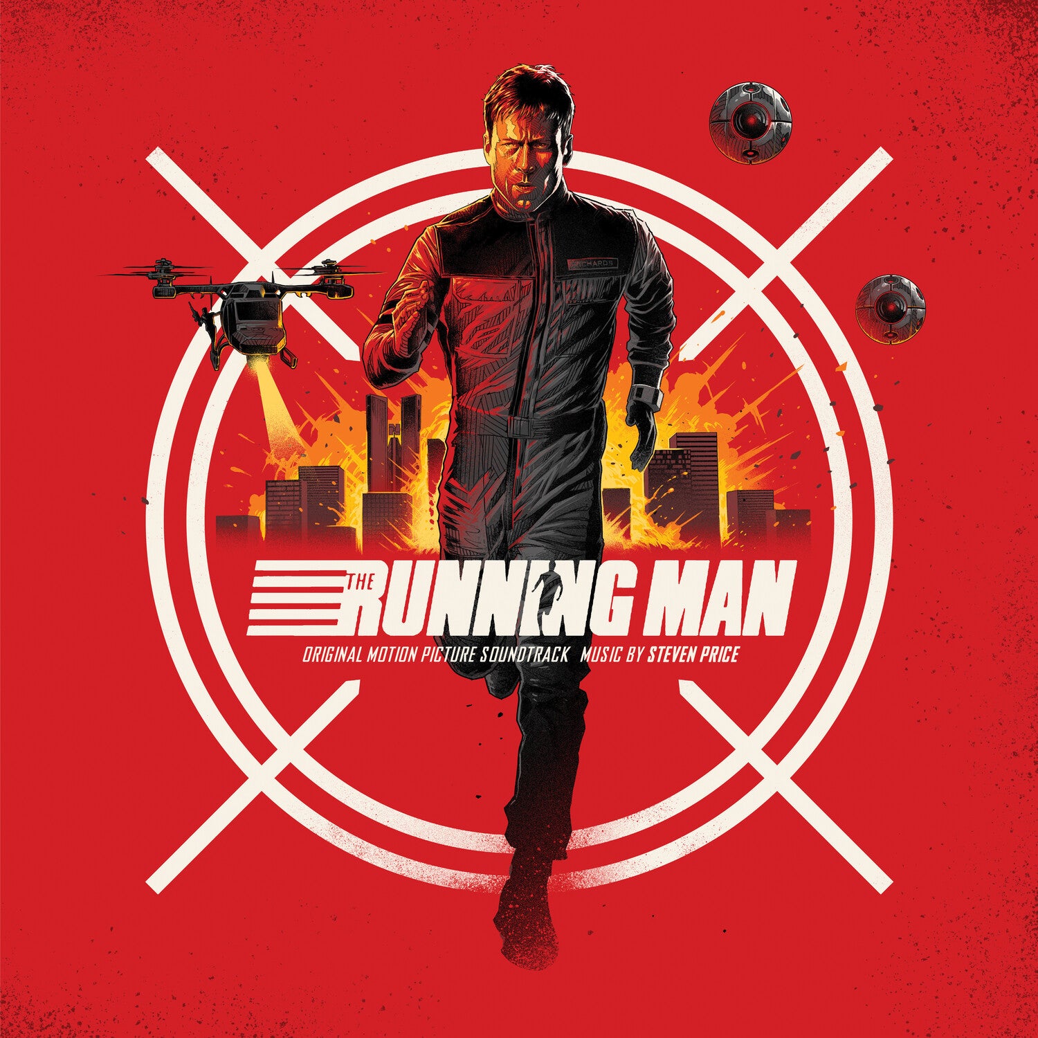 Steven Price - The Running Man Original Soundtrack - LP front cover