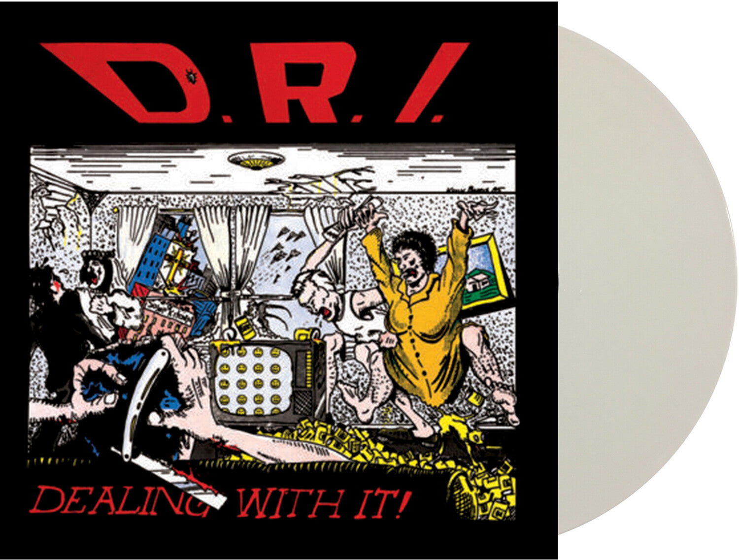 D.R.I. - Dealing With It! LP front cover
